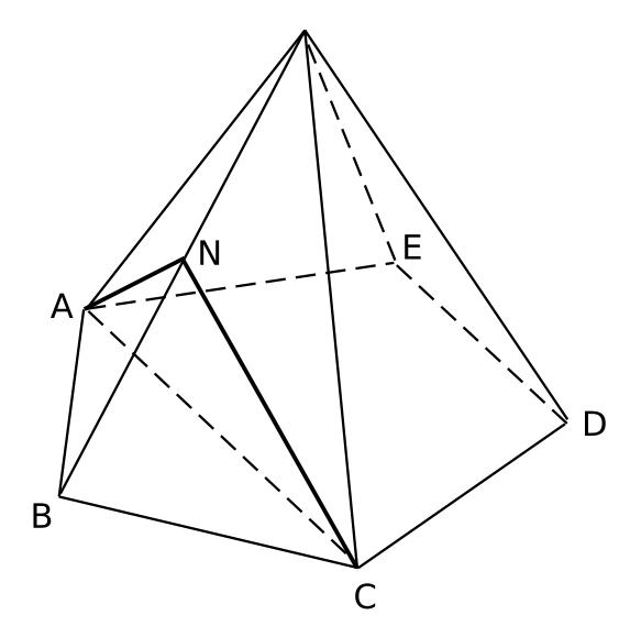 seccion de una pirámide